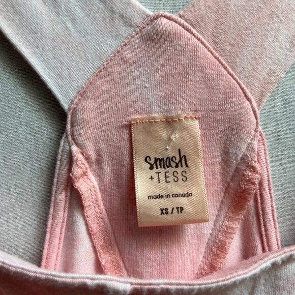 Smash + Tess Romperall Pink Tie Dye Bamboo Jumpsuit Sz XS - Picture 11 of 14